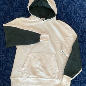 Tory Sport Green and off White Hoodie